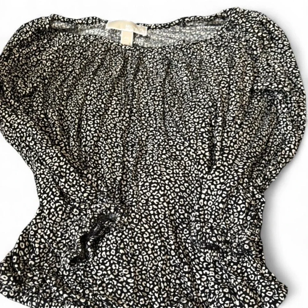 Micheal Kors‎ Leopard print blouse Y2k
